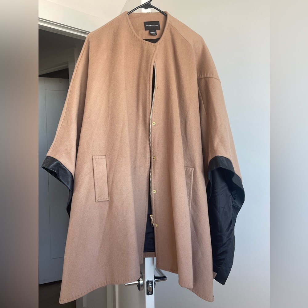 Tan/Beige Poncho Coat